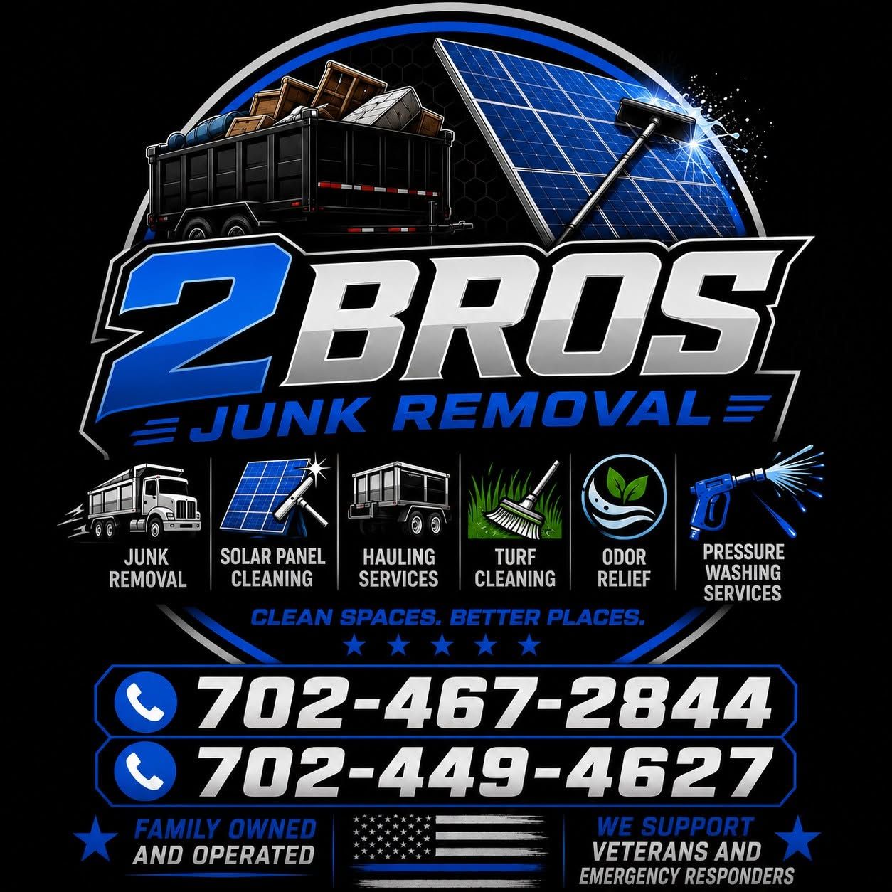2 Bros Junk Removal and Multi Services logo